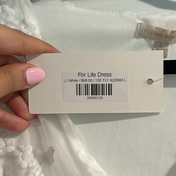 ONE LOVED BABE WHITE DRESS! 🤍 - Picture 3 of 5